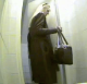 A blonde Russian woman takes a huge shit into a toilet and the whole event is recorded by an articulated hidden camera.